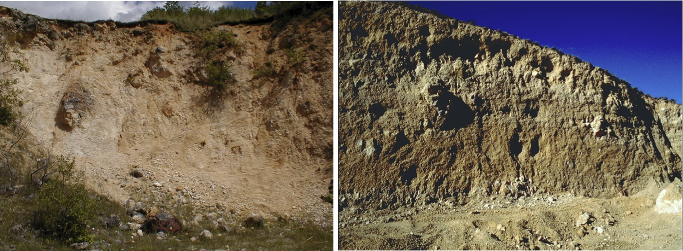 comparison of grit brecciation in impact affected megablocks, Ries crater and Rubielos de la Cérida impact basin