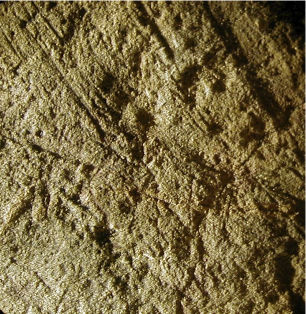 pelarda formation ejecta, striated quartzite cobble