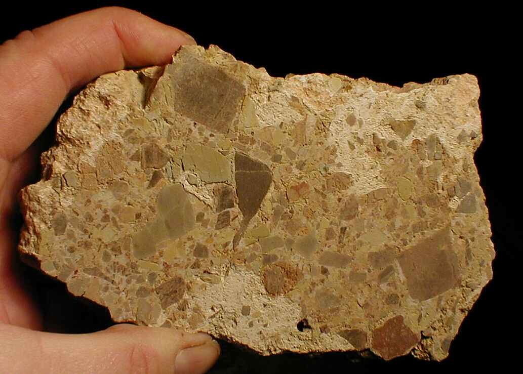 suevite from Herrera de los Navarros, possibly carbonate melt matrix, Azuara impact structure