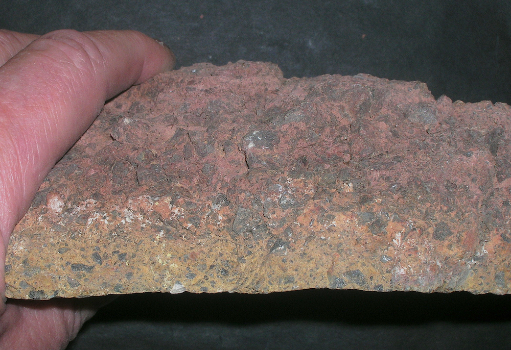 rock polish and monomictic brecciation, Olalla rock slide, rim zone of the Rubielos de la Cérida impact basin