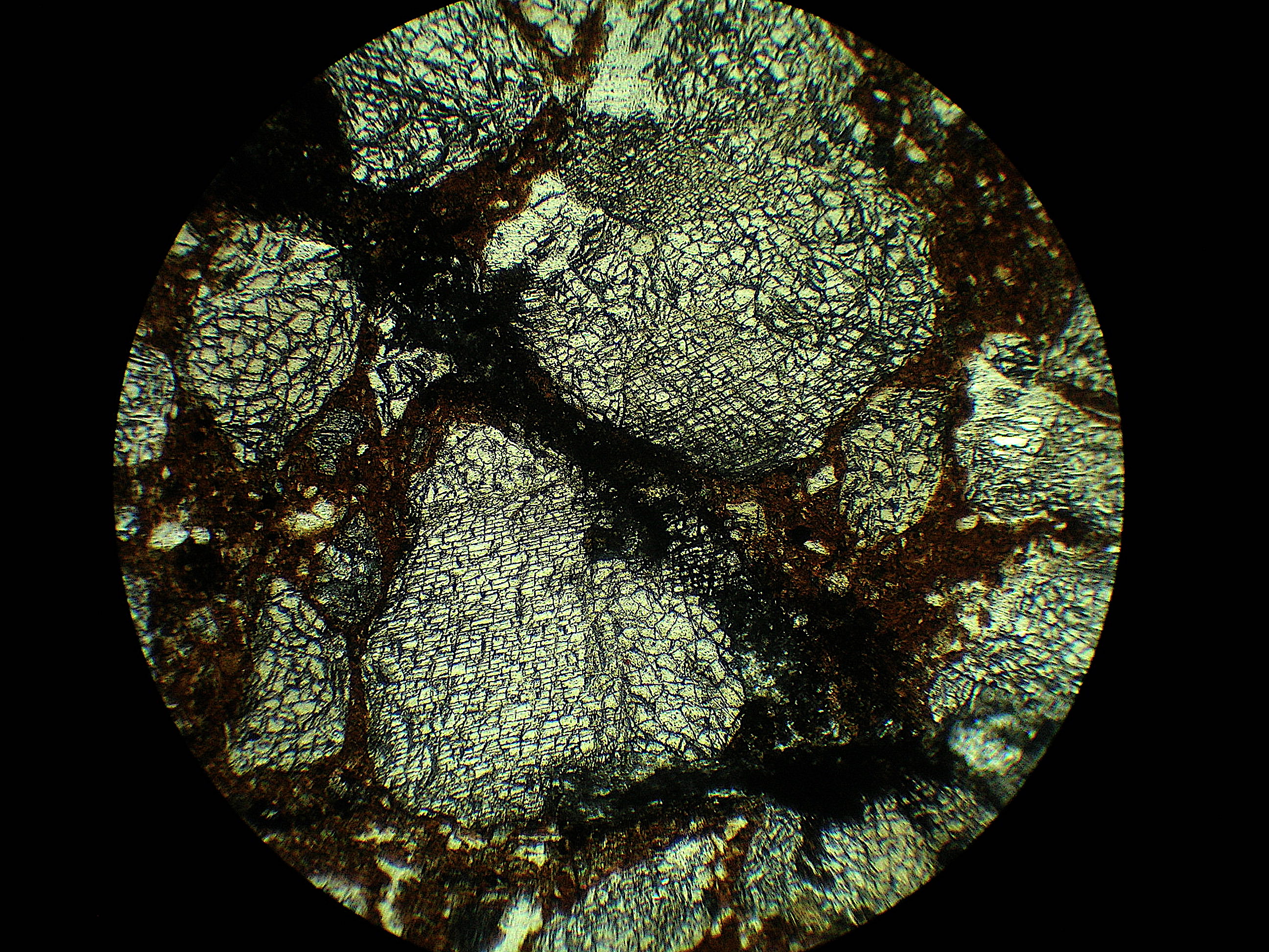 Meteorite impact thermal shock micro-fracturing and cleavage (PFs) in quartz 