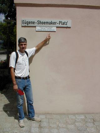 Eugene-Shoemaker-Platz - location of the Ries crater museum