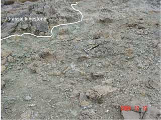 Azuara impact structure Jaulín impact breccia erosive features