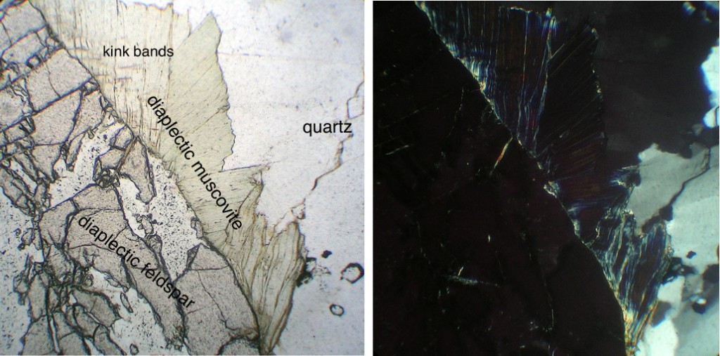 diaplectic glass from mica and feldspar, Chiemgau impact, crater #001