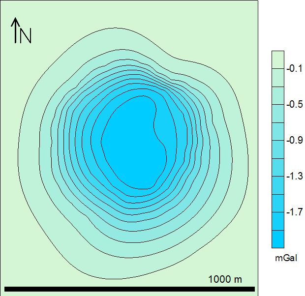 Gravity surveys - ERNSTSON CLAUDIN IMPACT STRUCTURES - METEORITE