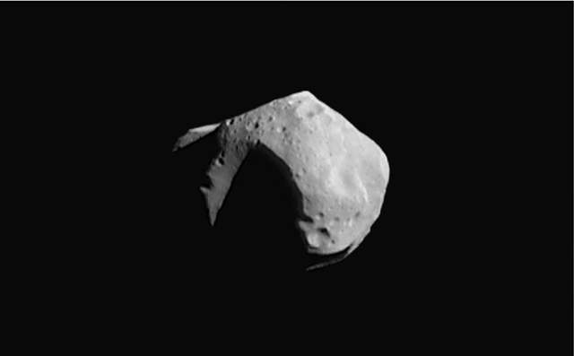 the rubble-pile asteroid Mathilde 50 km diameter