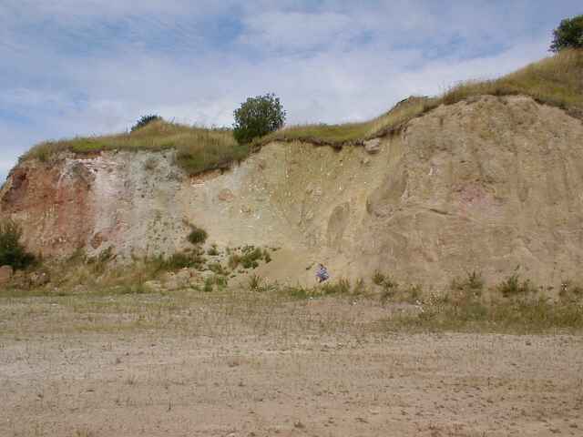 Ries crater megabreccia zone between the structural rim and the inner ring, Limberg quarry near Unterwilflingen
