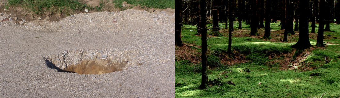 soil liquefaction from Chiemgau meteorite impact